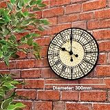 St Helens Big Ben Design 300mm Outdoor Clock - Weather Resistant view 2