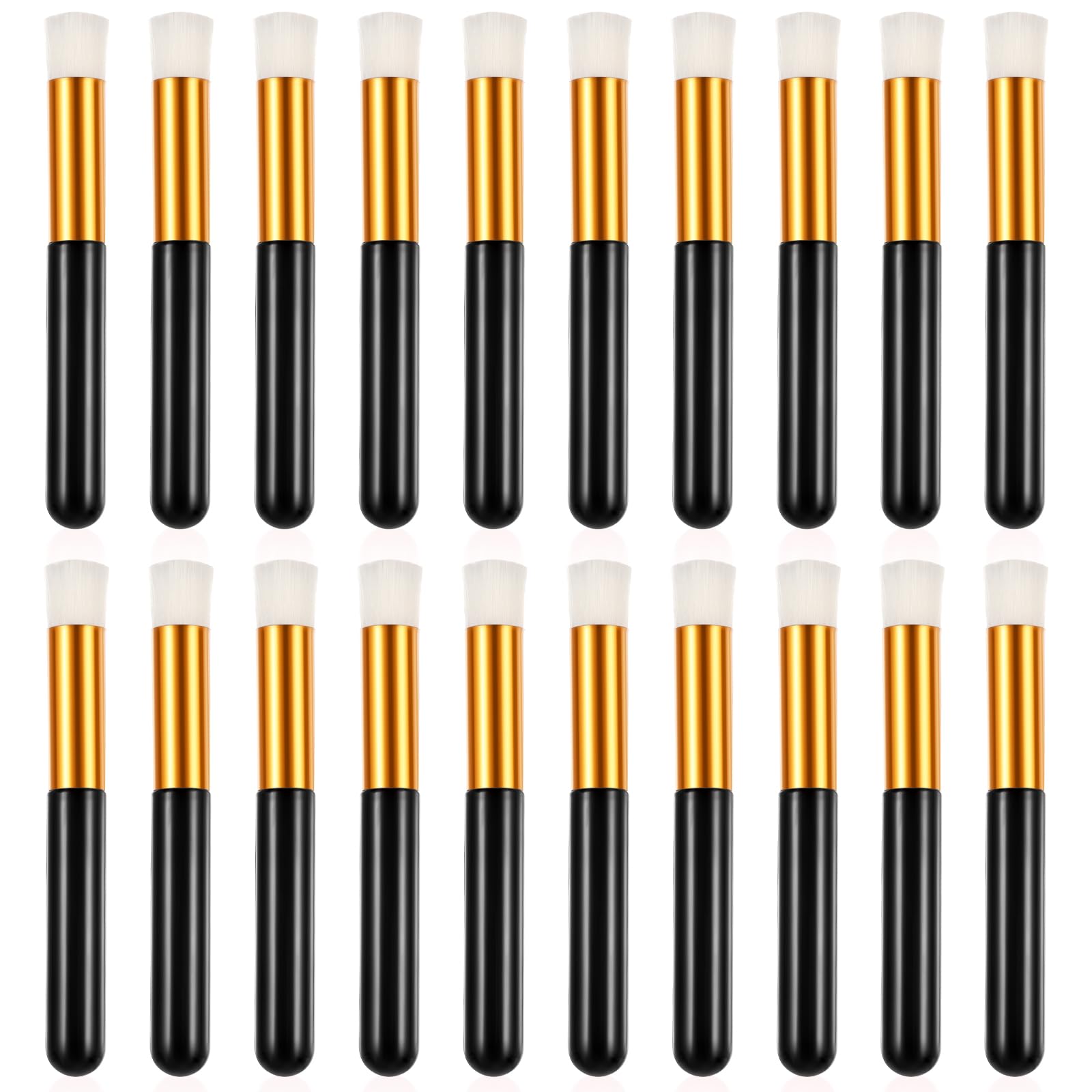 Pack of 20 Eyelash Shampoo Brushes, Black Eyelash Brushes, Deep Cleaning, Blackhead Removal Brush, Eyelash Extension Brush, Cleaning Brush, Eyelash Brush for Women, Cosmetic Tool