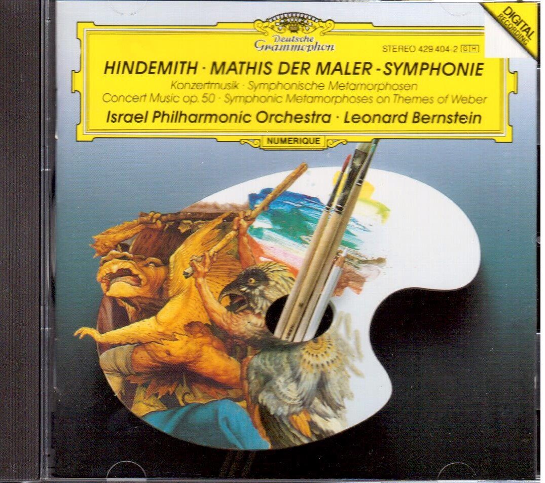 Hindemith Bernstein Israel Philharmonic Orchestra Hindemith Mathis 