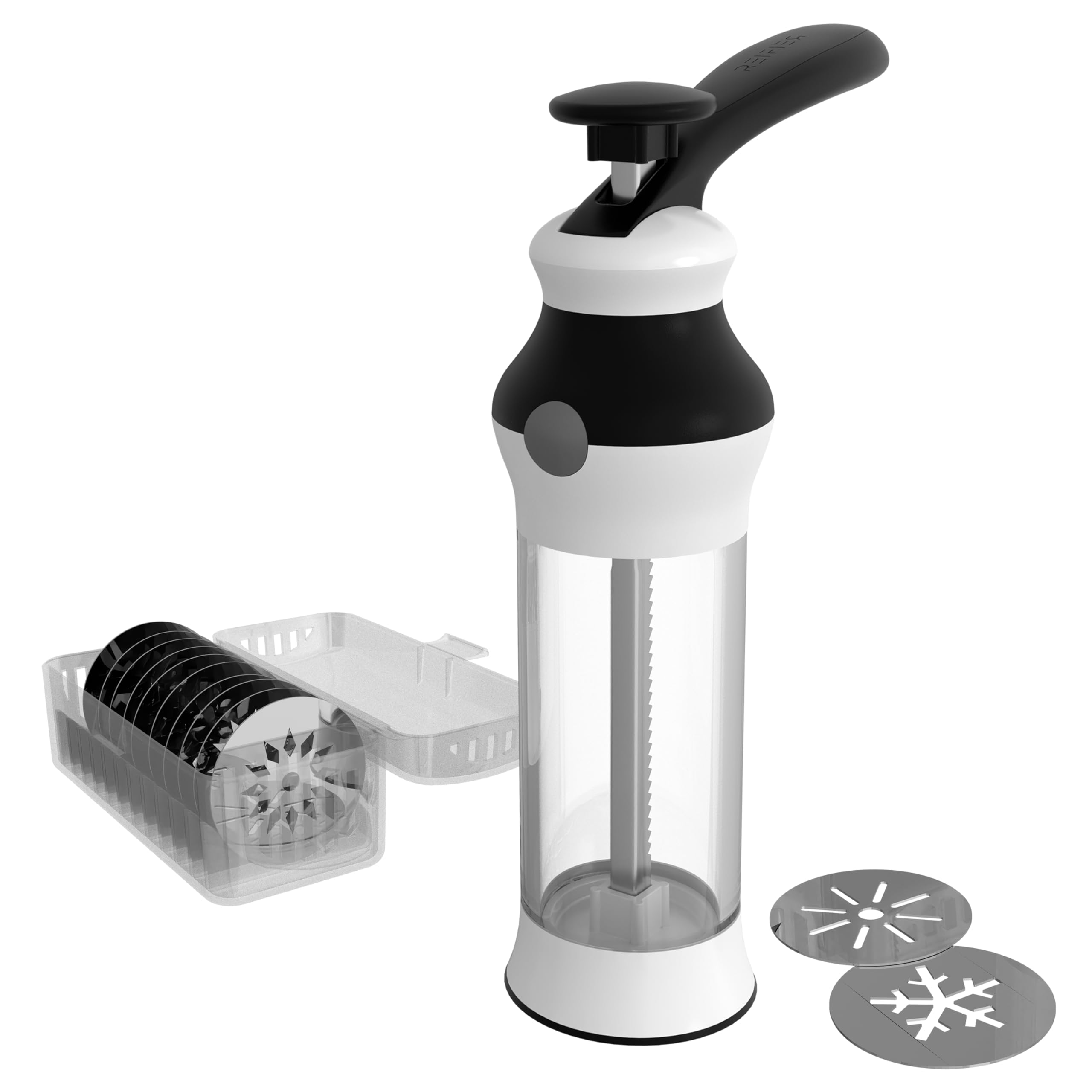Photo 1 of 14-Piece Cookie Press Set - Upgraded - Stainless Steel Disks & Storage Case - Heavy-Duty Design