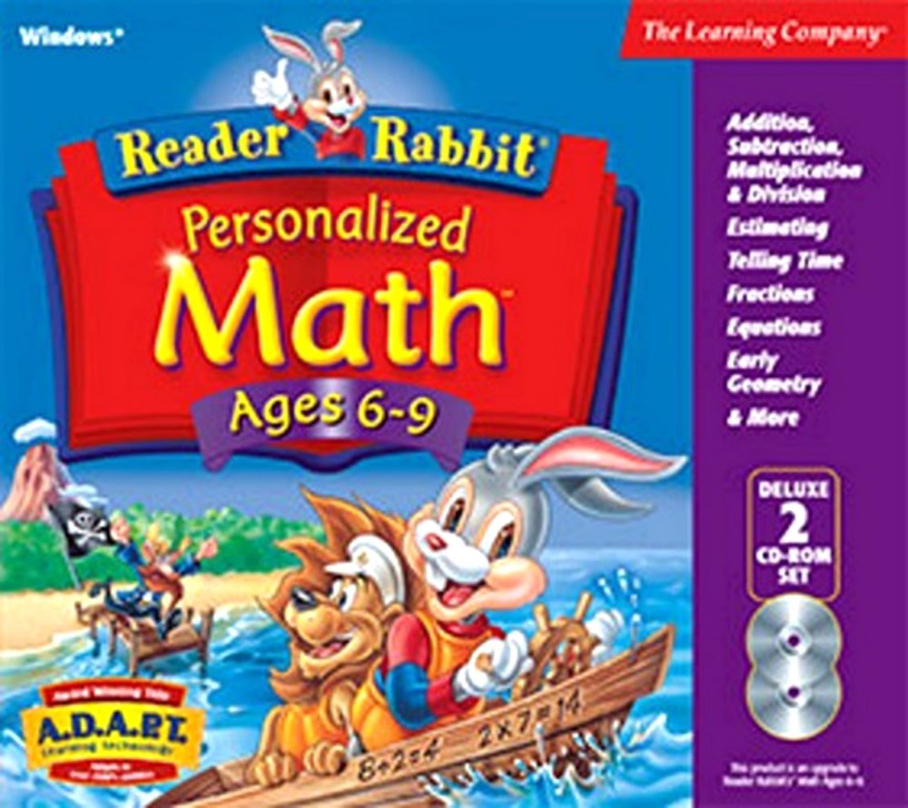 Reader Rabbit Personalized Math Ages 6 - 9 Deluxe