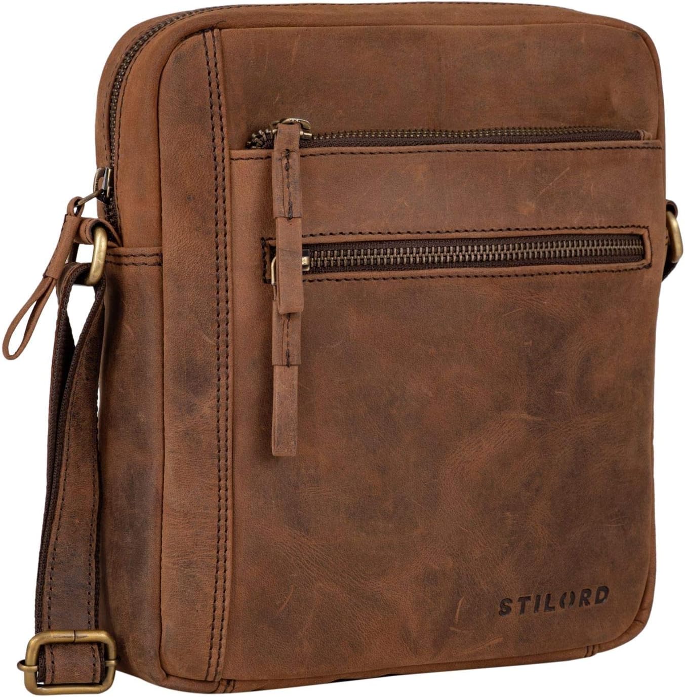 Marsupio Uomo Pelle STILORD 'Garcia' Borsa Tracolla Uomo In Pelle