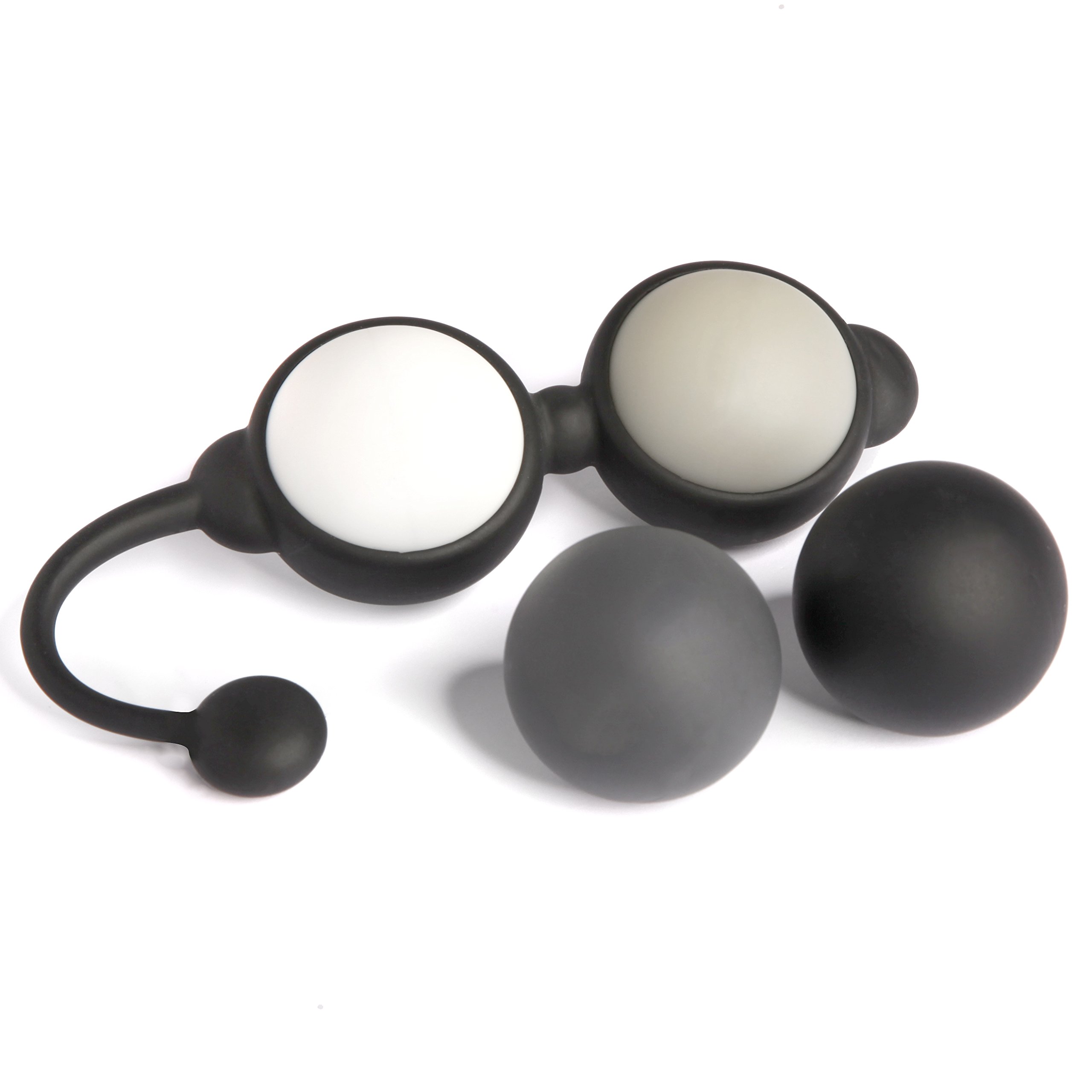 Fifty Shades of Grey Beyond Aroused Kegel Balls Set in Black - 4 Piece - 15g, 25g, 35g and 55g