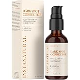 InstaNatural Dark Spot Corrector Face Serum, Brightens, Reduces Hyperpigmentation, Sun Spots and Acne Scarring, with Glycolic