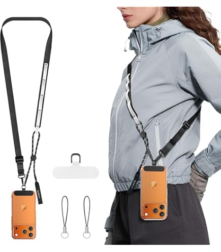 Amazon.com: Shantime Crossbody/Neck Strap TPU Phone Case Combo