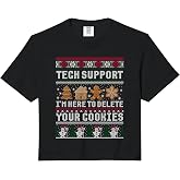 Funny Christmas Tech Support Shirt Computer Programmer Gift Comfort Colors Crop Top