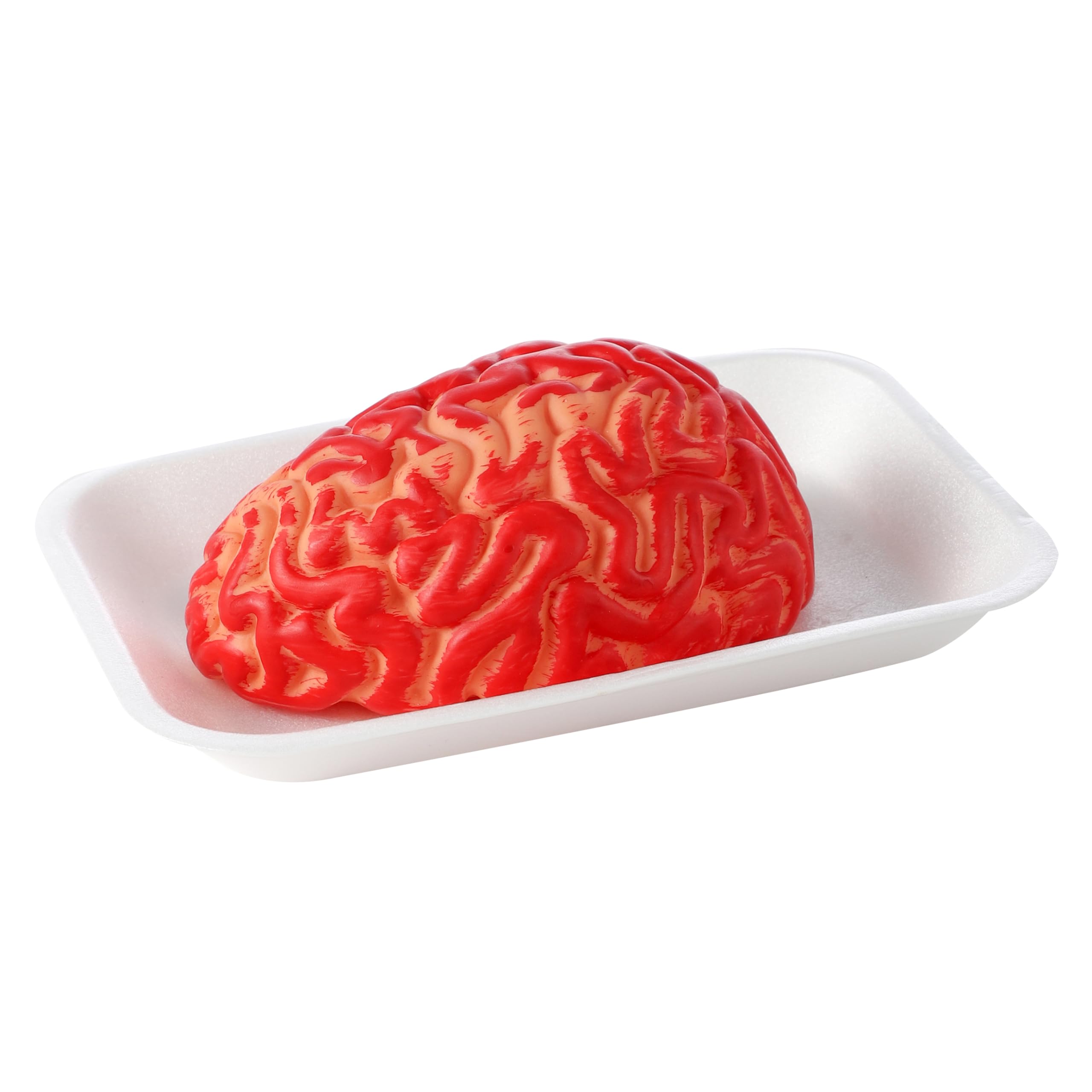 Komonee Halloween Fake Body Parts Bloody Prop Horror Haunted House Brain In Tray Display