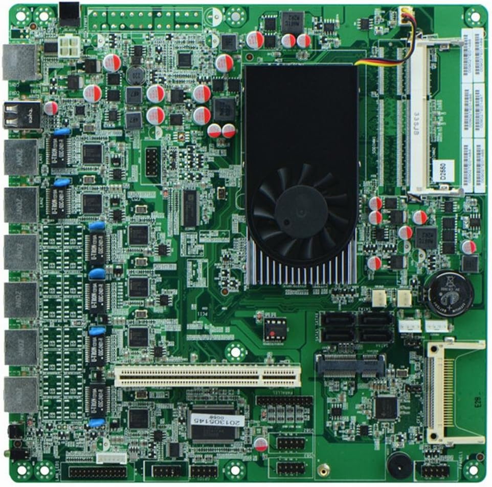 D25SL Atom Embedded 6 Ports Industrial Motherboard