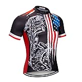 NASHRIO Men's Cycling Jersey Short Sleeve Road Bike