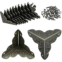 MY MIRONEY Lot De 4 Charnières Décoratives En T En Alliage De