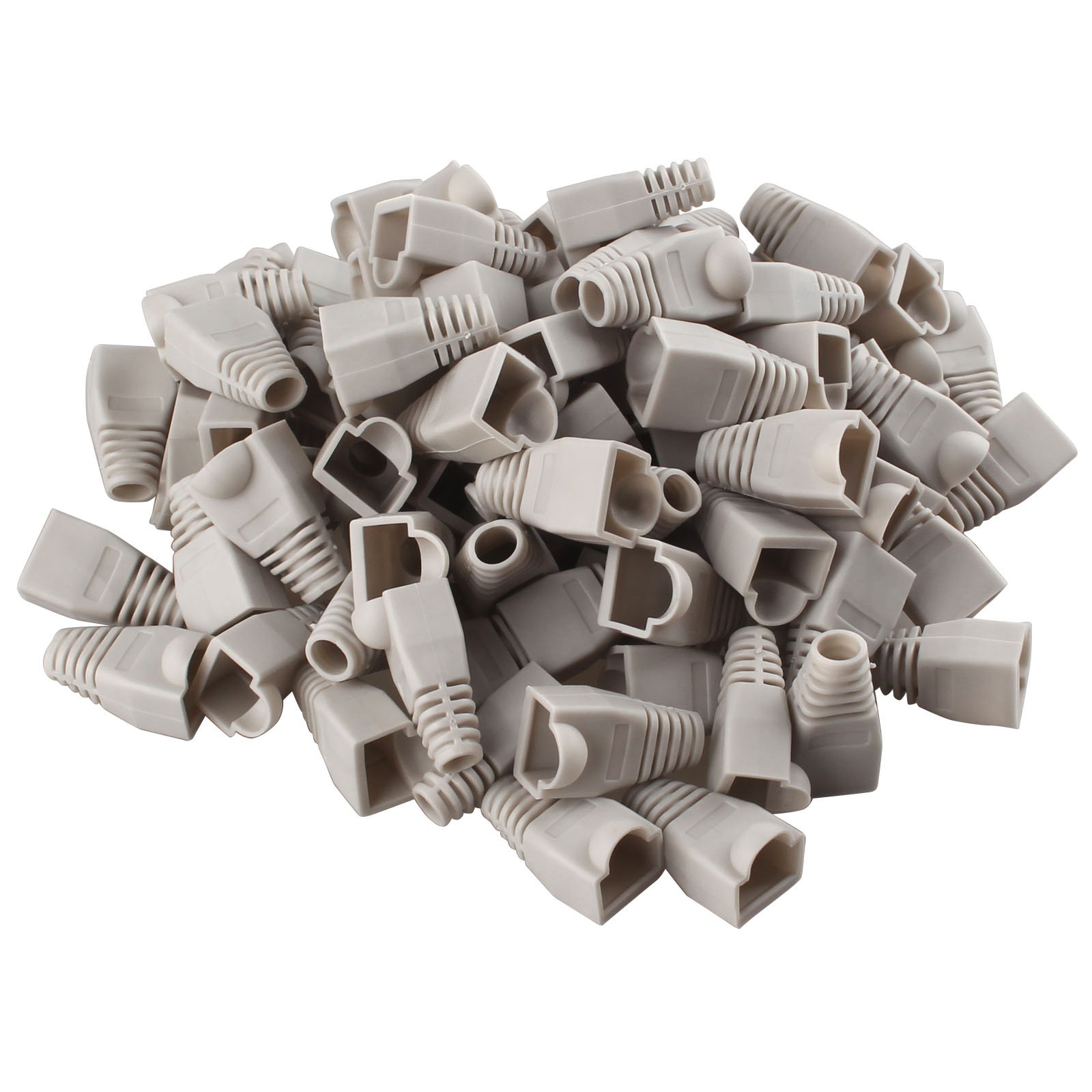 HALJIA 100 Pcs RJ45 Ethernet Network Cable Connector Plug Cover, Snag-Free Boots for RJ45 Connectors