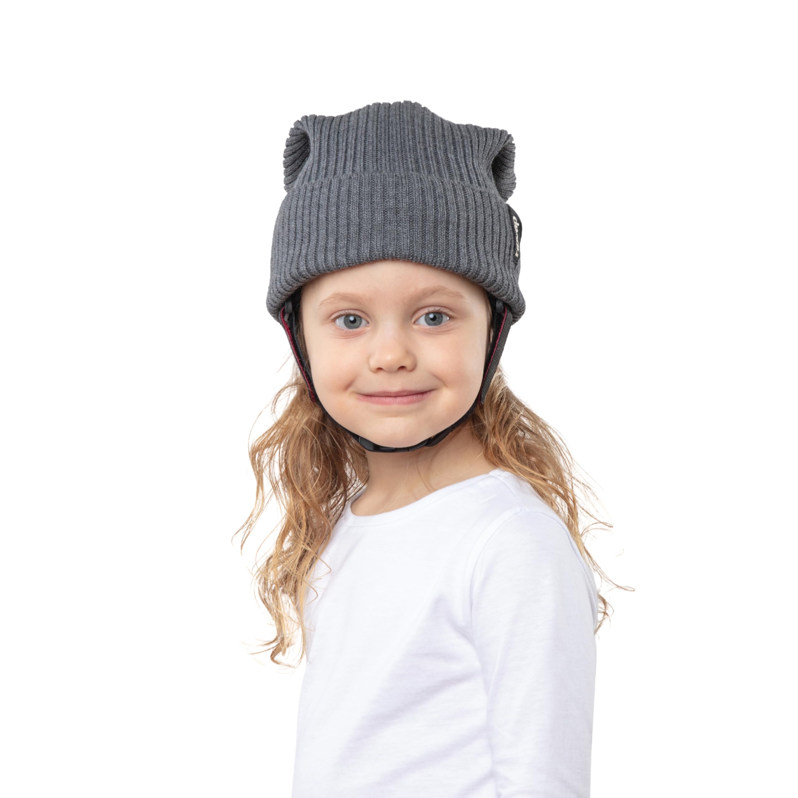 Ribcap Lenny Kids Medical Grade Protective Helmet | Grey | Maxi - Kids Large (53-55 cm) | Padded Protective Helmet for Children | Epilepsy Seizure Hat | Fashionable and No Stigma