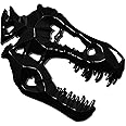 Elektroplate Exclusive Metalhead Collection Black T-Rex All Metal Emblem for Cars, Trucks, and All Auto | Universal Fit at 3.5" x 3.6" | Weatherproof