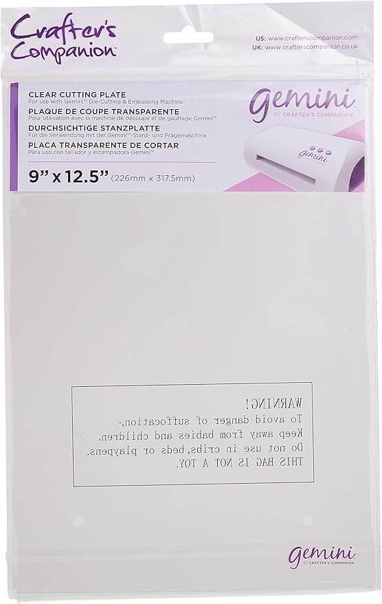 Gemini by Crafter's Companion Clear Cutting Plate