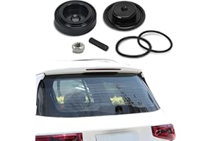 ZUFOTY Car Wiper Plug, Rear Wiper Plug Cap Kit, Wiper Plug Cover, Car Rear Windshield Wiper Grommet Cap, Wiper Delete Kit Block Off Plug Cap for Honda Waterproof Car Accessories (Black)