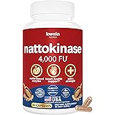 Kwala Nutrition Nattokinase Supplement 4000 FU Servings – Heart Health Support - Made in USA - Vegan, Non-GMO, Gluten-Free - 60 Capsules (30-Day Supply)