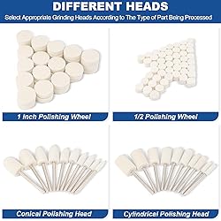 Zquljeton 115PCS Polishing Buffing Wheels for