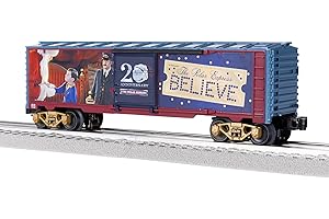 Lionel The Polar Express 20th Anniversary O Gauge Model Train Sound Boxcar with Illuminated Polar Express Ticket