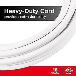 UltraPro 25 Ft Indoor Extension Cord 3 Outlet