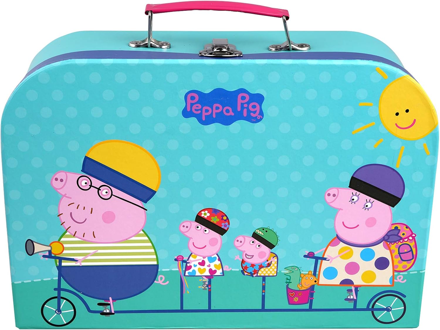 Barbo Toys Peppa Pig Suitcases 3-Piece Set, 8995, Gray, Varying Sizes - Image 4