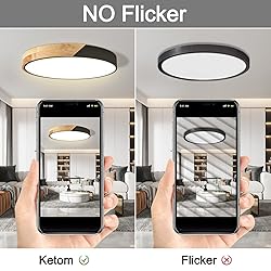 Led Ceiling Light Flush Mount: 15.8 Inch 30W