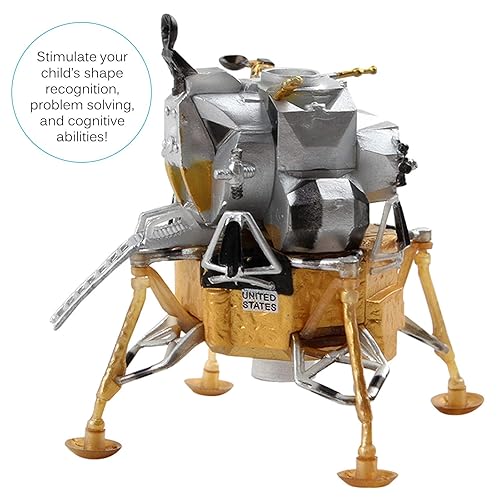 Vokodo Space Toys Station Building Kit in Moon Capsules Kids 3D