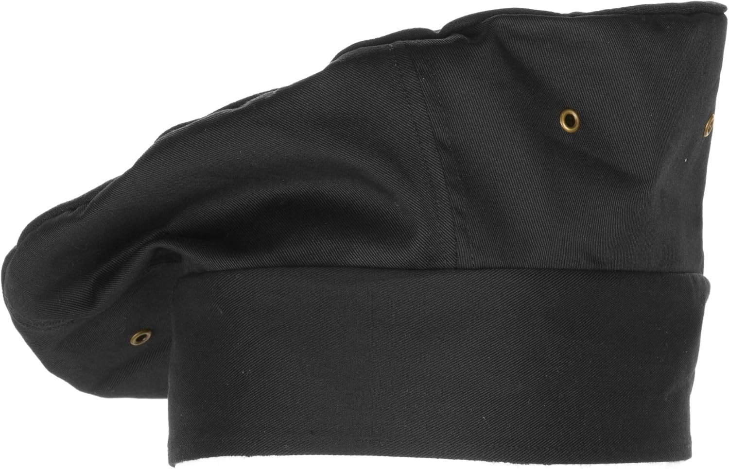 Chef Works Unisex Cool Vent Chef Toque, Black, One Size: Chefs Clothing: Clothing