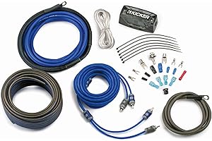 Kicker 46CK4 K-Series Complete 4-AWG Amplifier Connection Kit W/ 2-Channel RCA Interconnects