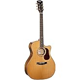 Cort Gold Series Acoustic-Electric Guitar, Natural Glossy (GOLDA6-BO)