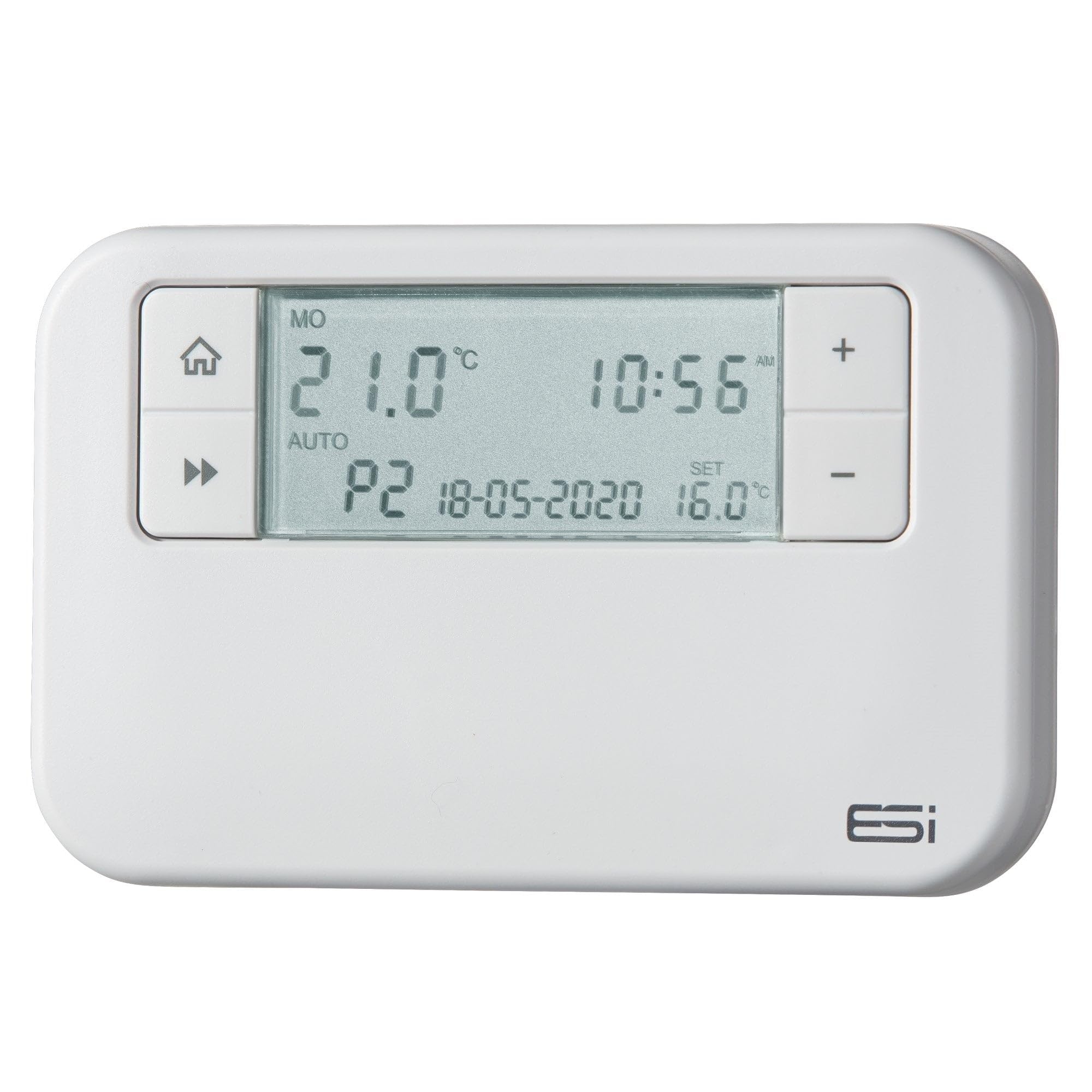 ESI - Energy Saving Innovation Controls ESRTP4+ Wired Programmable Room Thermostat, White