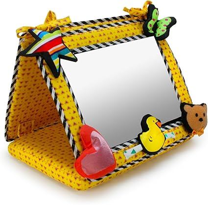 Amazon Com Smile Baby 2 In 1 Crib Floor Mirror Toys Games