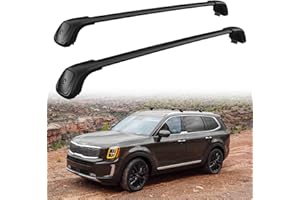 Snailfly 260 LBS Load Cross Bars Fit for 2019-2025 Kia Telluride EX S SX SX-Prestige, Upgraded Version Heavy Duty Roof Rack Crossbar (Except X-Line & X-Pro)