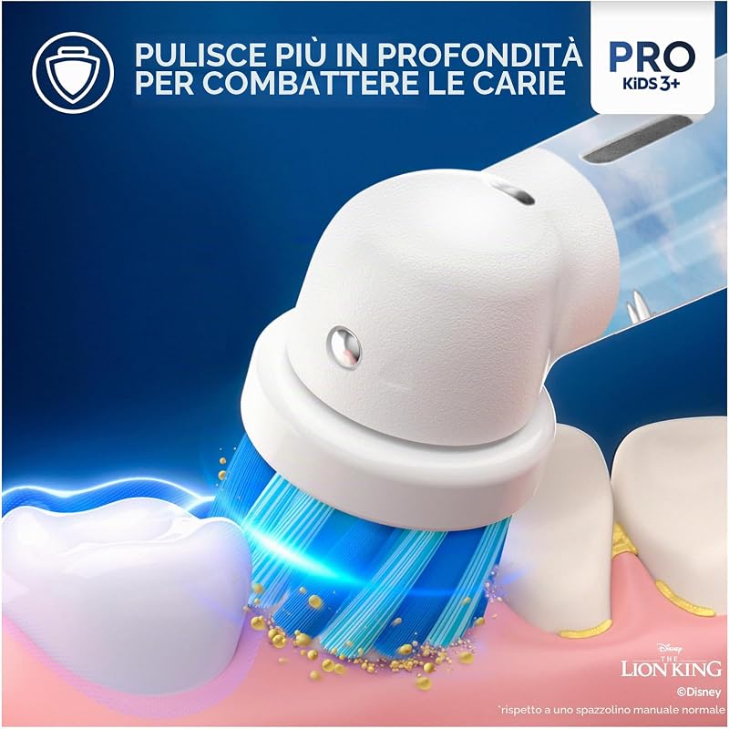 Testine di Ricambio Kids 3+, Bianche, 8 Ricambi