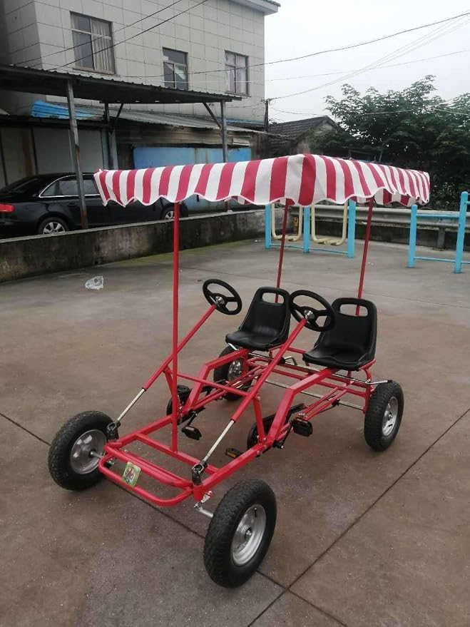 Double Outdoor 4 Wheel Karting Bicycle
