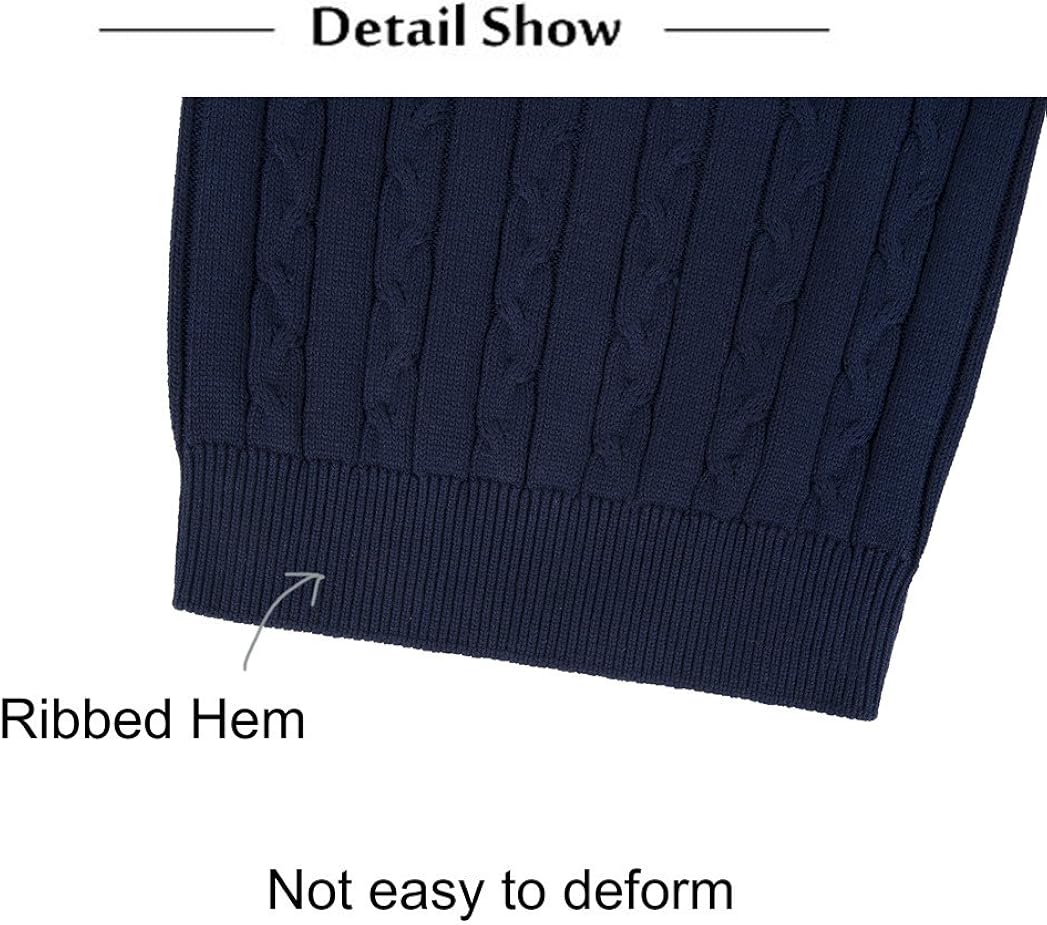 Benito & Benita BOBOYOYO Boys' Sweater Vest, School Uniform Sweater Pullover, Cotton Knit V-Neck Vest for Boy Girl Baby: Clothing