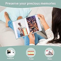 vivinin 2 Pack Photo Album 4x6, Linen Cover Photo