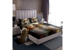 Erosebridal Girly Angel Sheet Set Full Romance Angel Wings Bed Sheets Set Dreamy Girls Sheets for Boys Girls Watercolor Flora