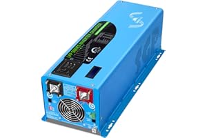 SGPWATT SUNGOLDPOWER 4000W Inverter Charger, 24 Vdc and 240 Vac Input, 120V/240V AC Output Split Phase,Low Frequency,Peak 12000w ,Pure Sine Wave Inverter with LCD Remote Panel,for off Grid Solar System