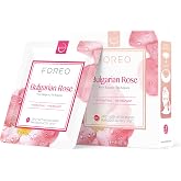 FOREO Bulgarian Rose UFO Activated Facial Mask, 6 pack, UFO Compatible | Face mask, bulgarian rose, hydrating, anti-ageing, dry skin, dull skin, jojoba oil, smoothing, UFO mask, pack of 6