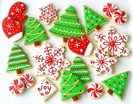 Keniao Christmas Cookie Cutter Set Winter Holiday Biscuit