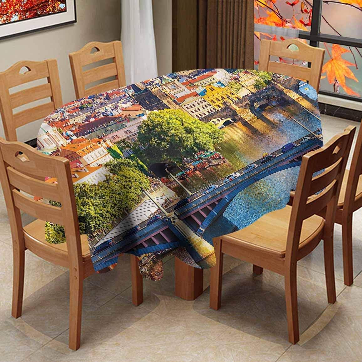 shirlyhome Decorative Tablecloths Wanderlust Soil Resistant