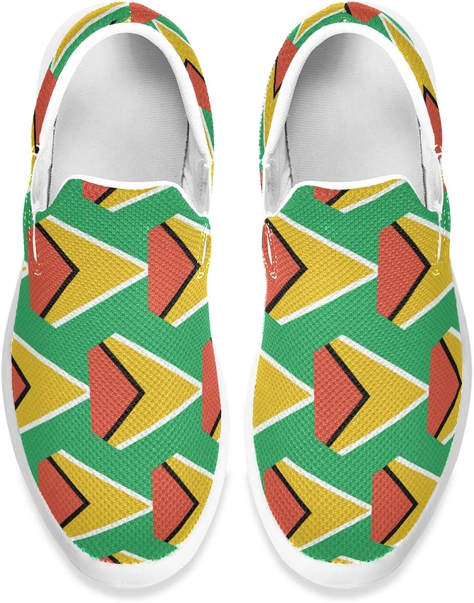 Guyana Flag Men's Fashion Sneaker Running Shoes Amazon.ca Shoes