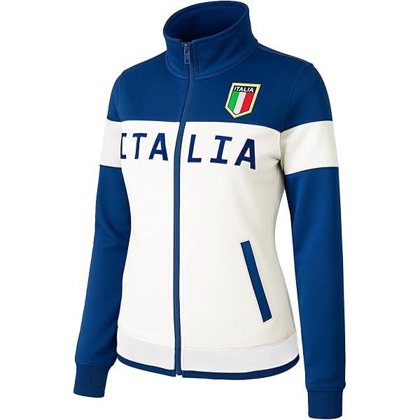 Outfittz Italians Italia Track Jacket - Mens Black Italian Soccer