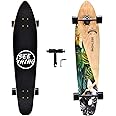 seething 42 Inch Longboard Skateboard Complete Cruiser Pintail,The Original Artisan Maple Skateboard Cruiser Pintail for Cruising, Carving, Free-Style and Downhill