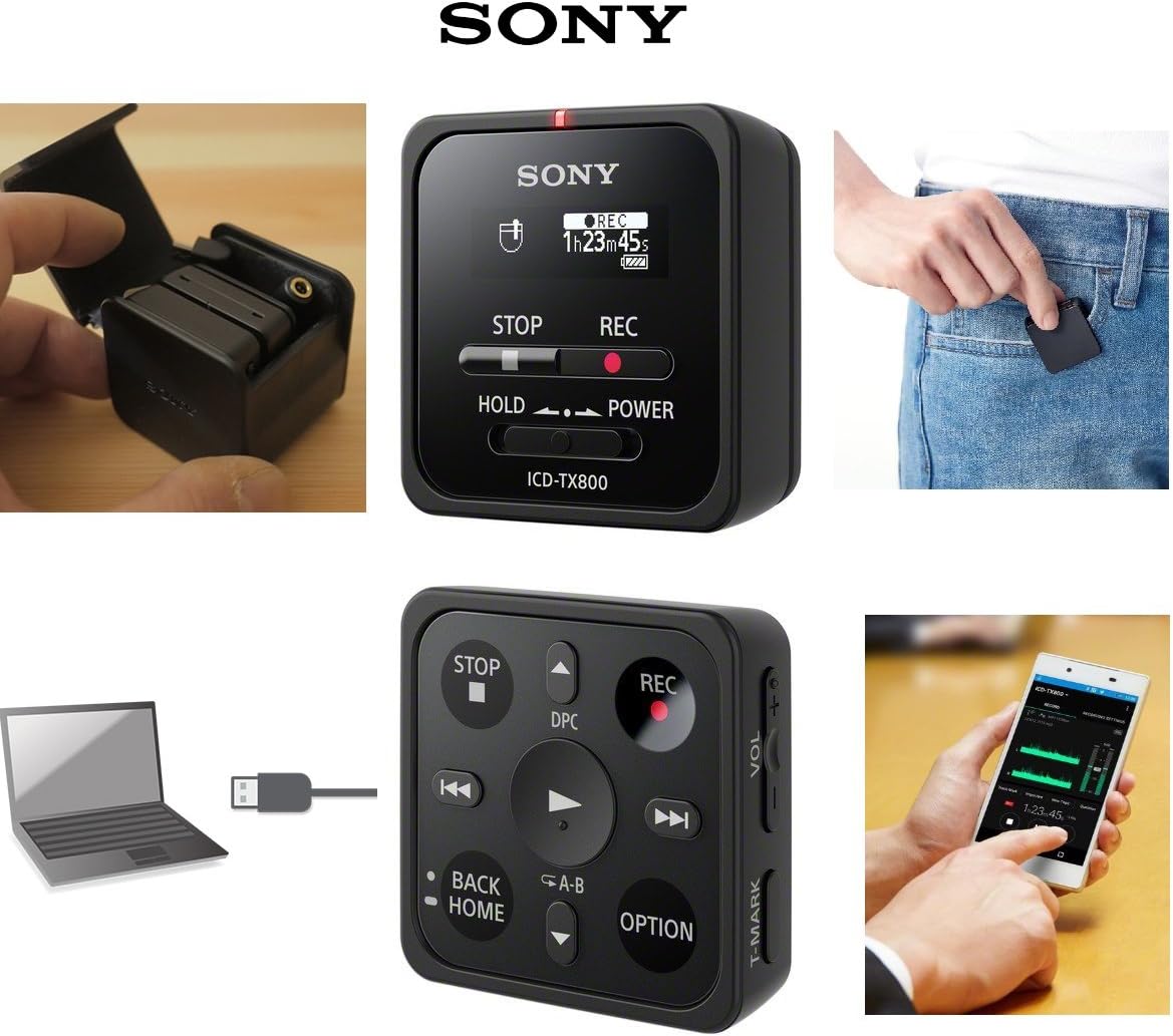 SONY ICDTX800/BC Professional 16GB Smart Remote Amazon.co.uk Electronics