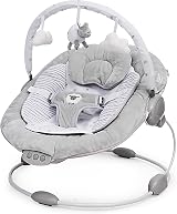 LADIDA Soft Padded Lamb Bouncer 0-6 Months Soothing Music Vibration