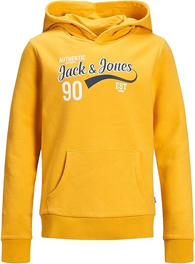 jack and jones yellow hoodie