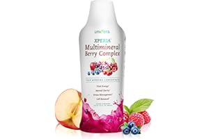 UNIVERA Xperia Concentrate, Liquid, Herbal Multimineral, Multivitamin for women and man, Ashwagandha, Natural Energy Boost, Agave syrup & Stevia, 30 Fl oz. (30-Day Supply)