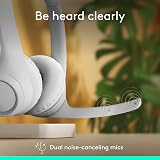 Logitech Zone 300 Wireless Headset Noise Cancelling Mic Off-White view 2