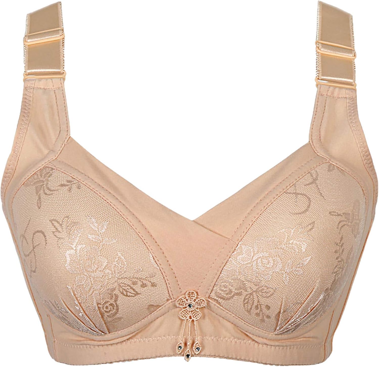 Bh Große Größen Breite Träger Hanomes Damen Vollschalen BH Plus Size Einfarbig Minimizer BH Große